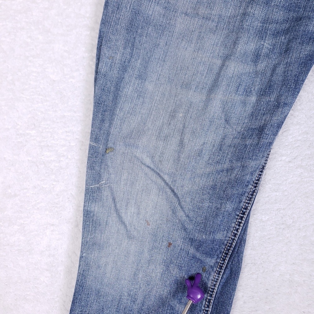 Rock & Roll Denim 36x30 Double Barrel Straight Jeans Blue Relaxed Western Cowboy - Picture 5 of 16